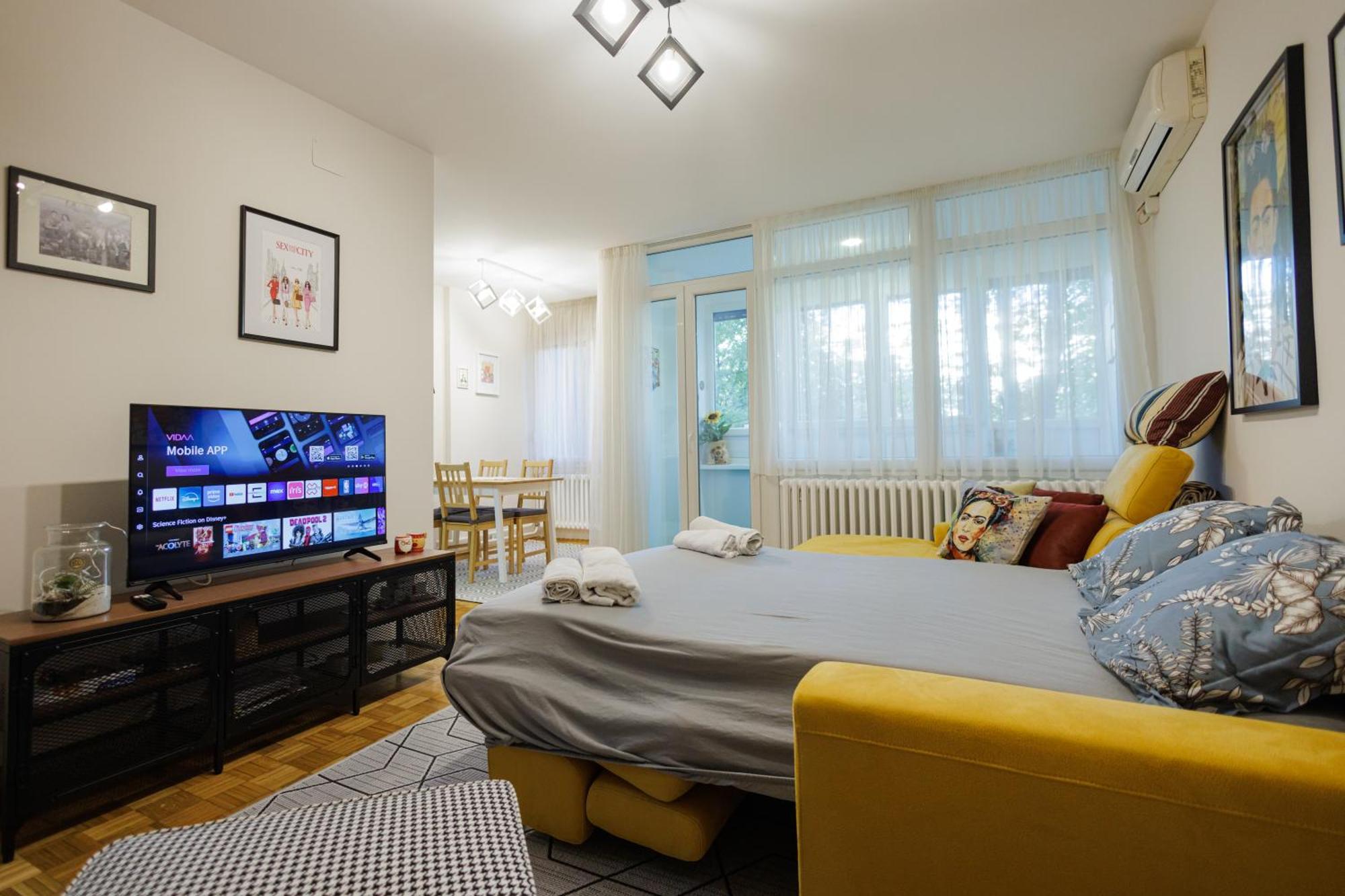 Sava Centar 1-Bedroom Apartments In The Heart Of New Bělehrad Exteriér fotografie